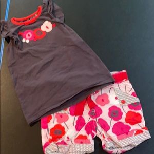 Deux par deux poppy outfit size 5-6